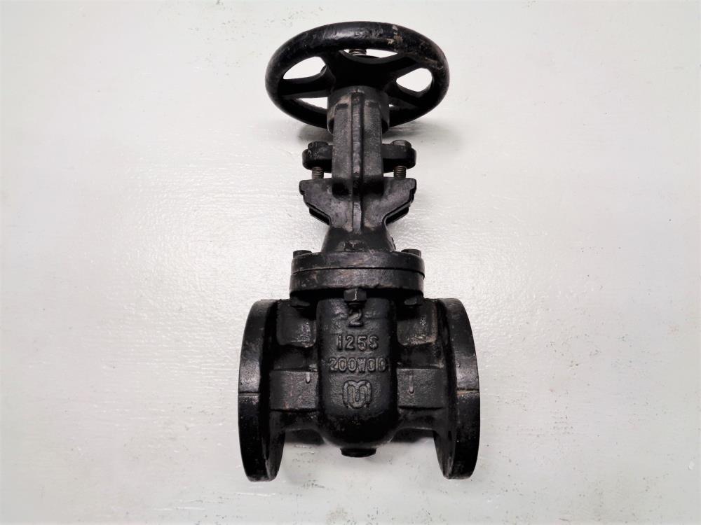 Milwaukee 2" 125# Cast Iron IBBM Gate Valve, 200 WOG, #F2885 A